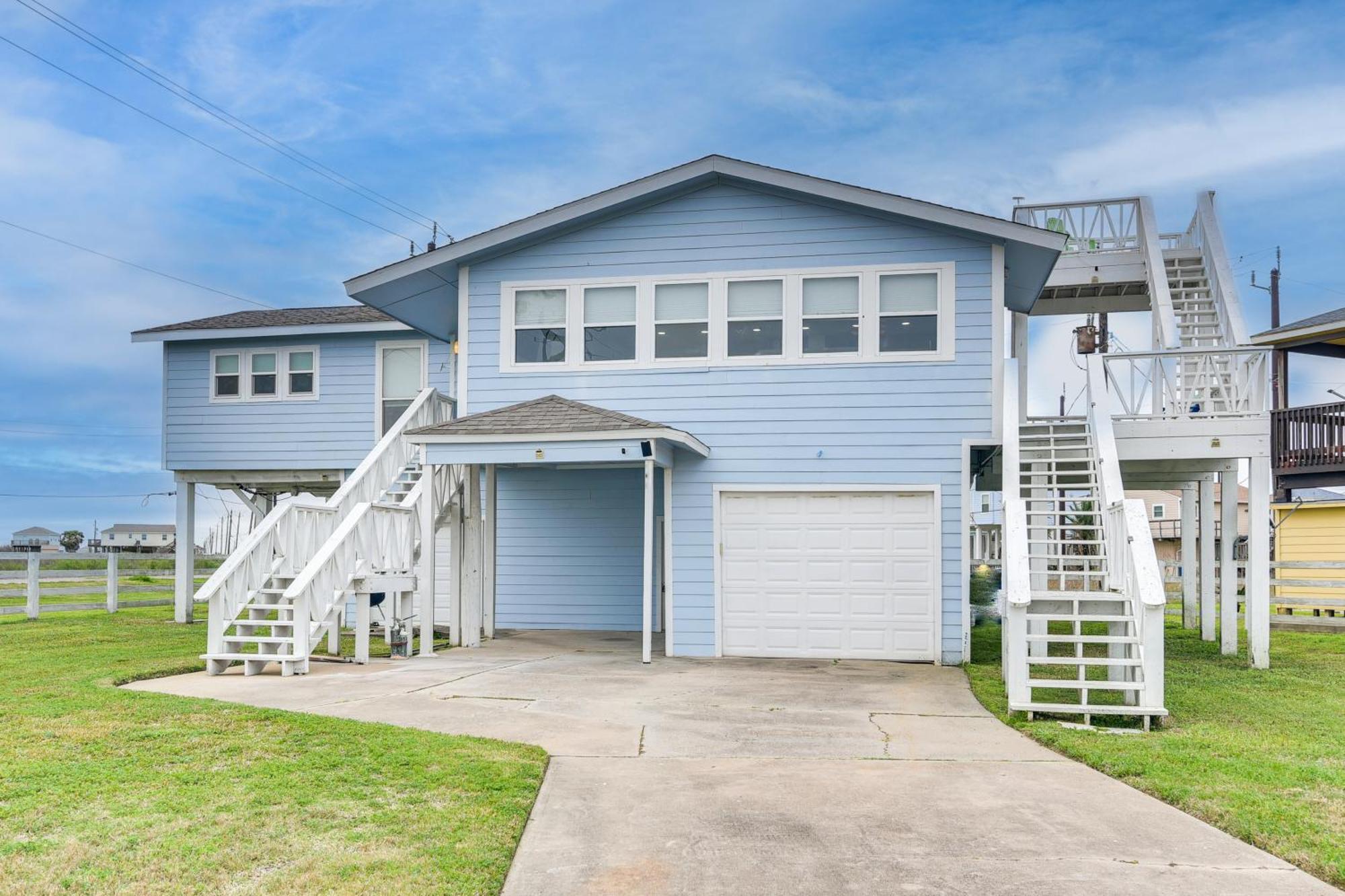 Modern Freeport Home Short Walk To Surfside Beach Esterno foto